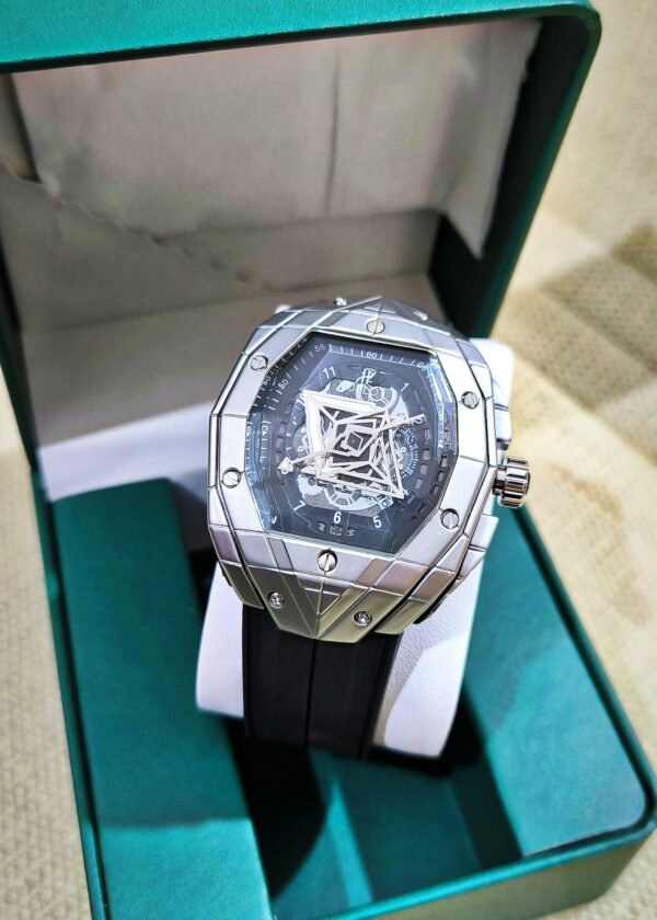 Hublot Big Bang Sang bleu Silver Watch - Image 5