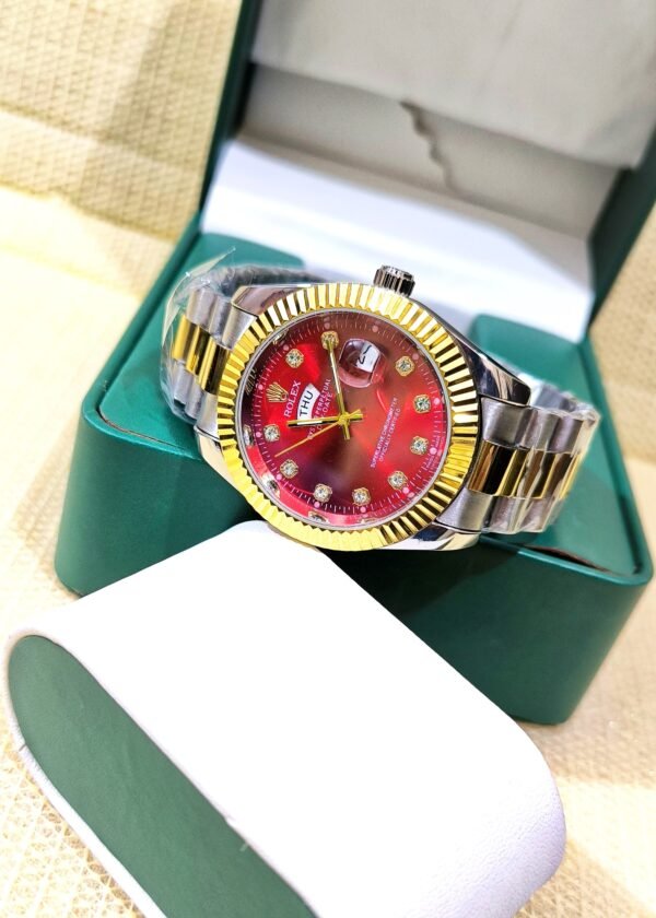 Rolex Red Royale Watch Two-Tone Edition - Image 2