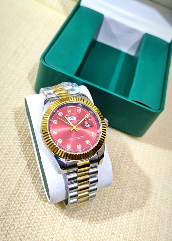 Rolex Red Royale Watch Two-Tone Edition