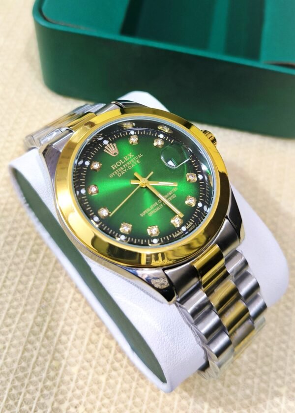 Rolex Green Dial, Yellow Rolesor Watch