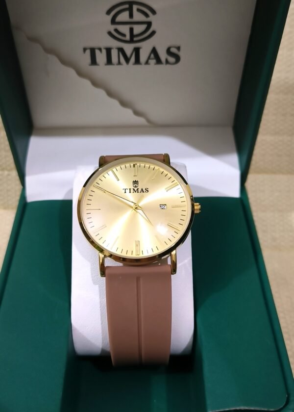 TIMAS Executive Gold Men's Watch - Image 4