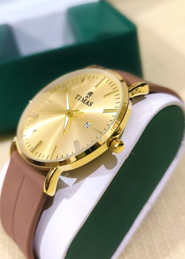 TIMAS Executive Gold Men's Watch - Image 2