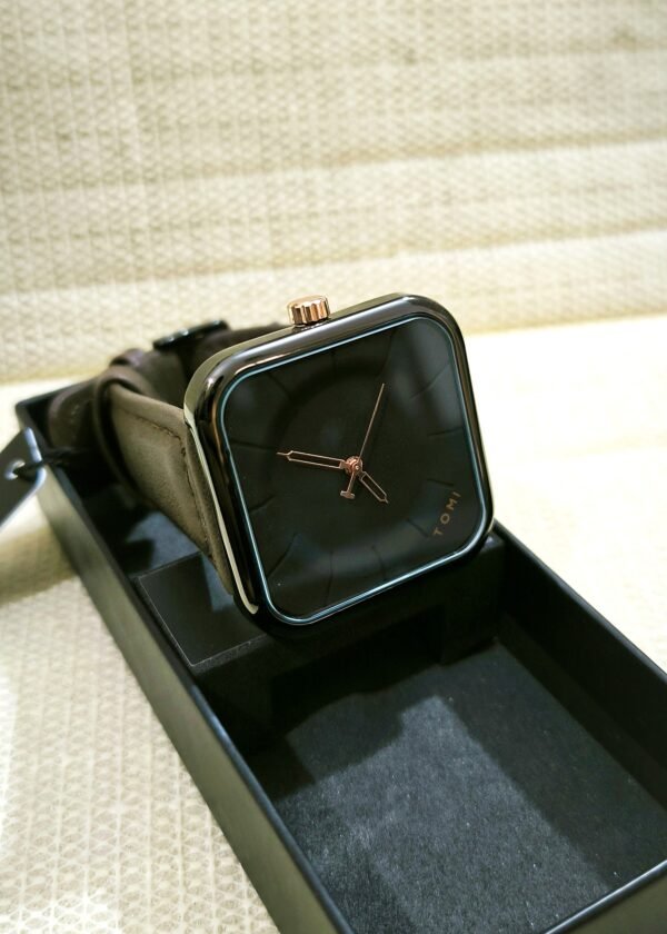 TOMI T-093 Square Dial Men's Wrist Watch - Image 6