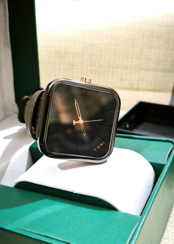 TOMI T-093 Square Dial Men's Wrist Watch - Image 3