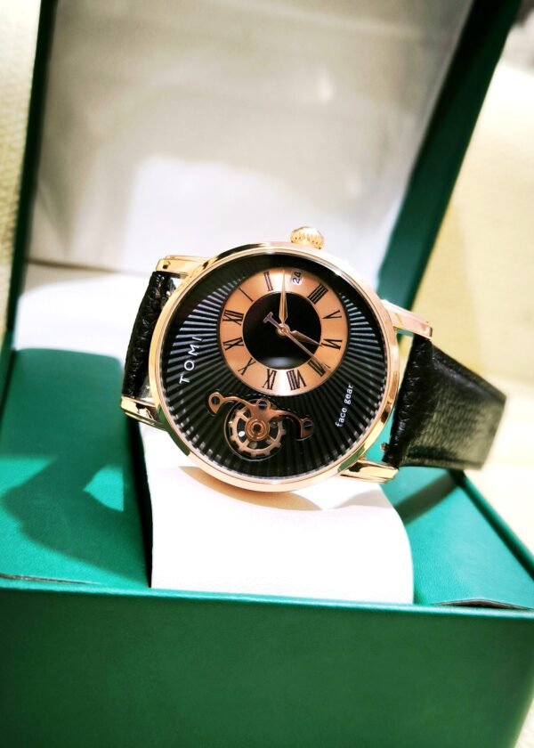 Tomi Classic Gold Roman Dial Watch - Image 2