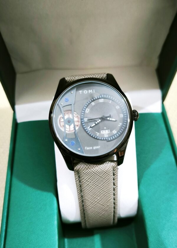 TOMI T-105 Dual Strap Face Gear Watch - Image 5
