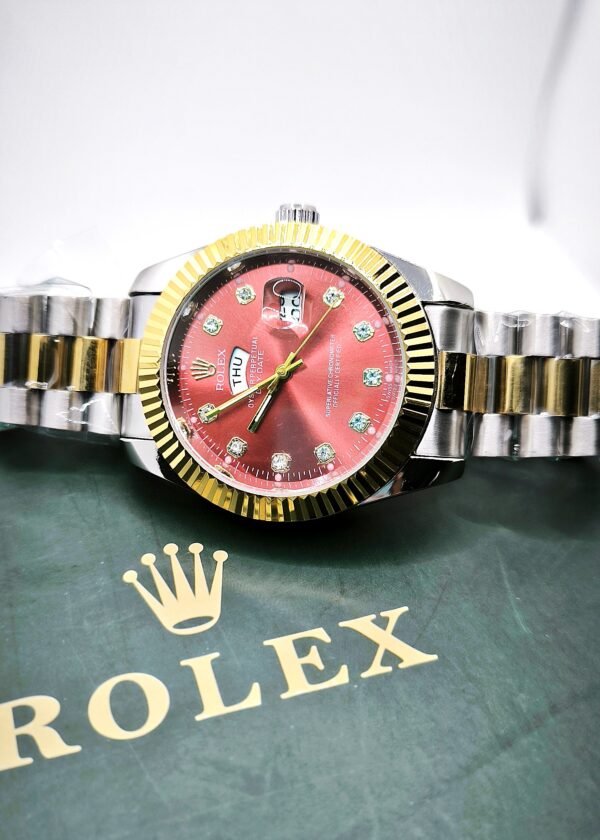 Rolex Red Royale Watch Two-Tone Edition - Image 2