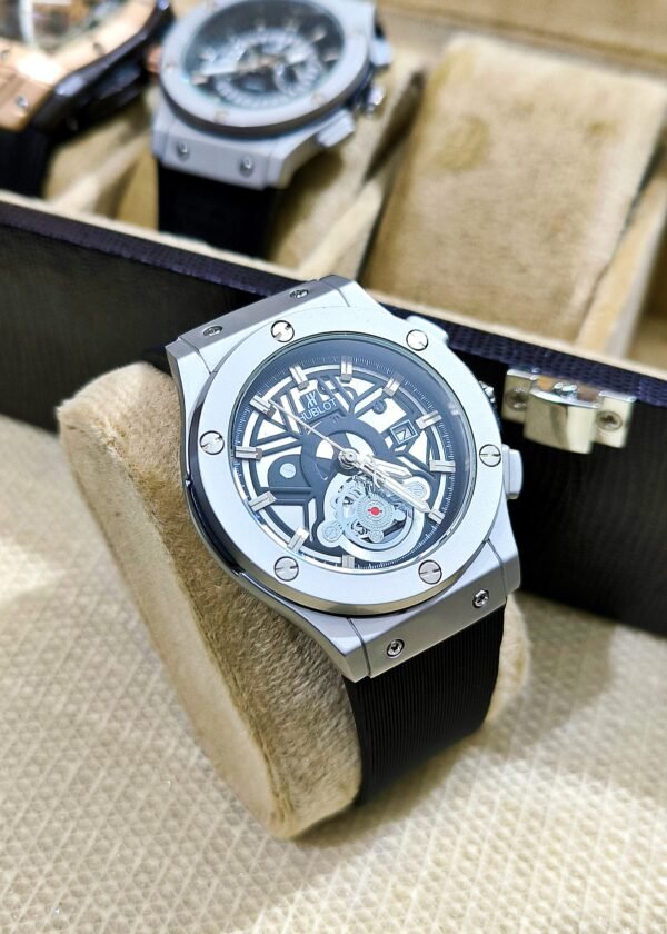 Hublot Skeleton Inspired Men's Watch - Image 6