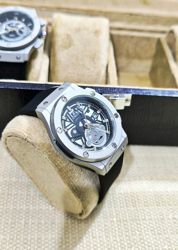 Hublot Skeleton Inspired Men's Watch - Image 3