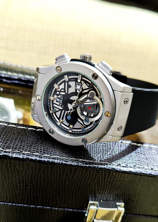 Hublot Skeleton Inspired Men's Watch - Image 4