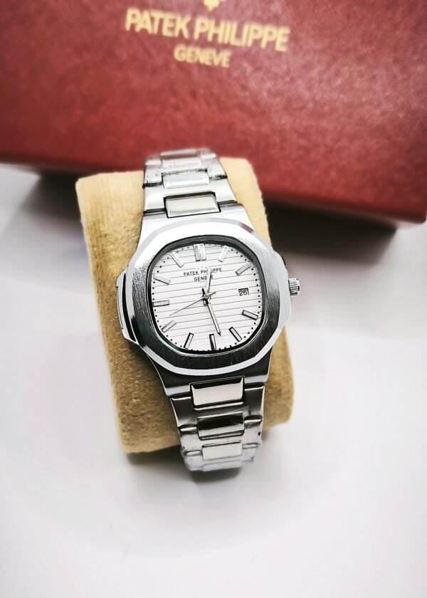 Patek Philippe Nautilus White Dial Watch